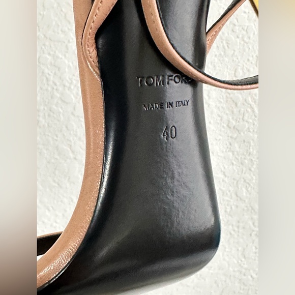 Tom Ford 105mm Lock & Key Stiletto Sandals (new) - Picture 5 of 6